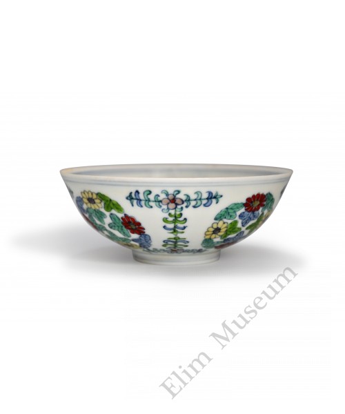 1460 A Pair of Ming Doucai bowls